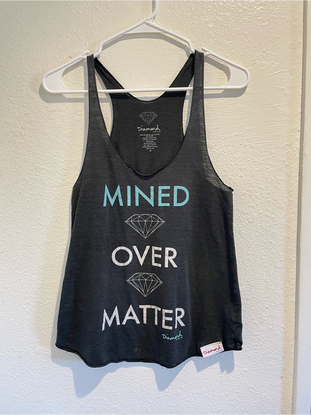 ✨ Diamond Supply Co. "Mined Over Matter" Racerback Tank M 💎